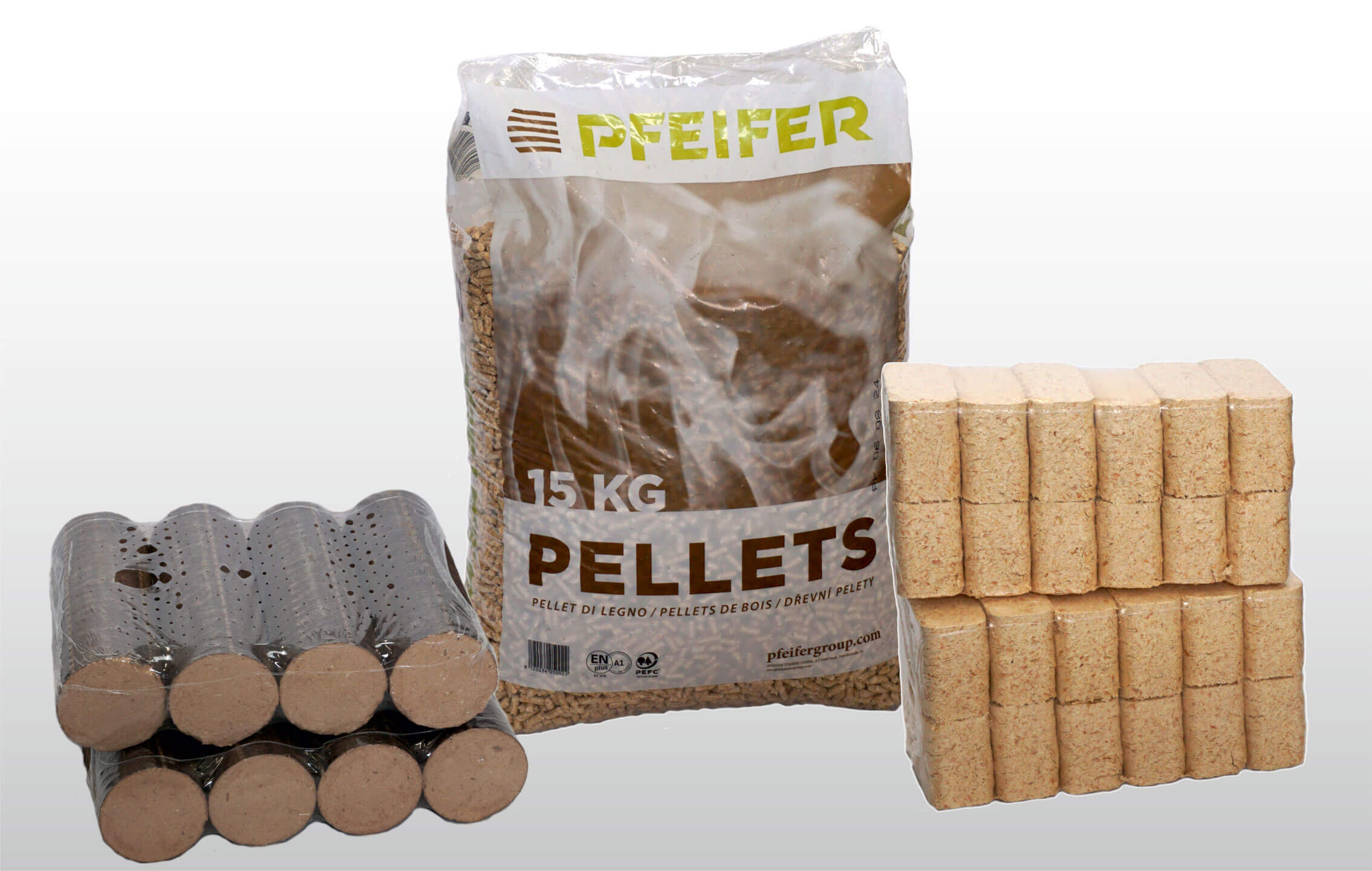 Holzpellets und Holzbriketts